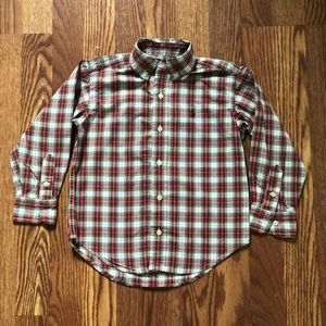 Ralph Lauren boys button down shirt, size 4, like new